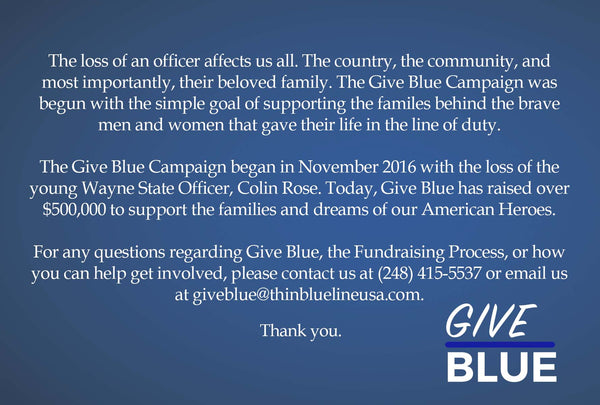 Police Officer Charles Irvine, Jr. Fundraiser