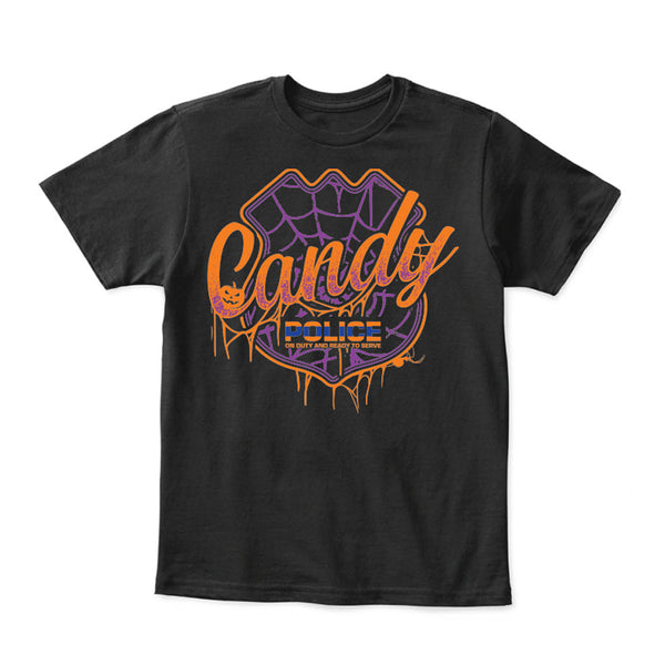 Youth Thin Blue Line, Halloween T-Shirt - Special Edition