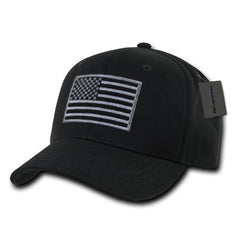ALL cap descendents black flag USA製 US Flag Embroidered Cap - Black - Thin Blue Line USA