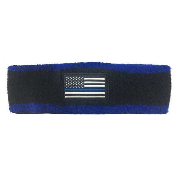 Thin Blue Line Sweat Headband