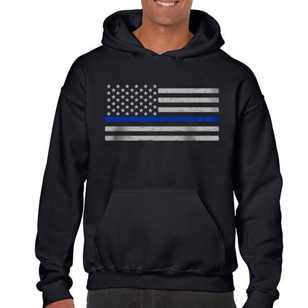 Men's Sweatshirts - Thin Blue Line USA