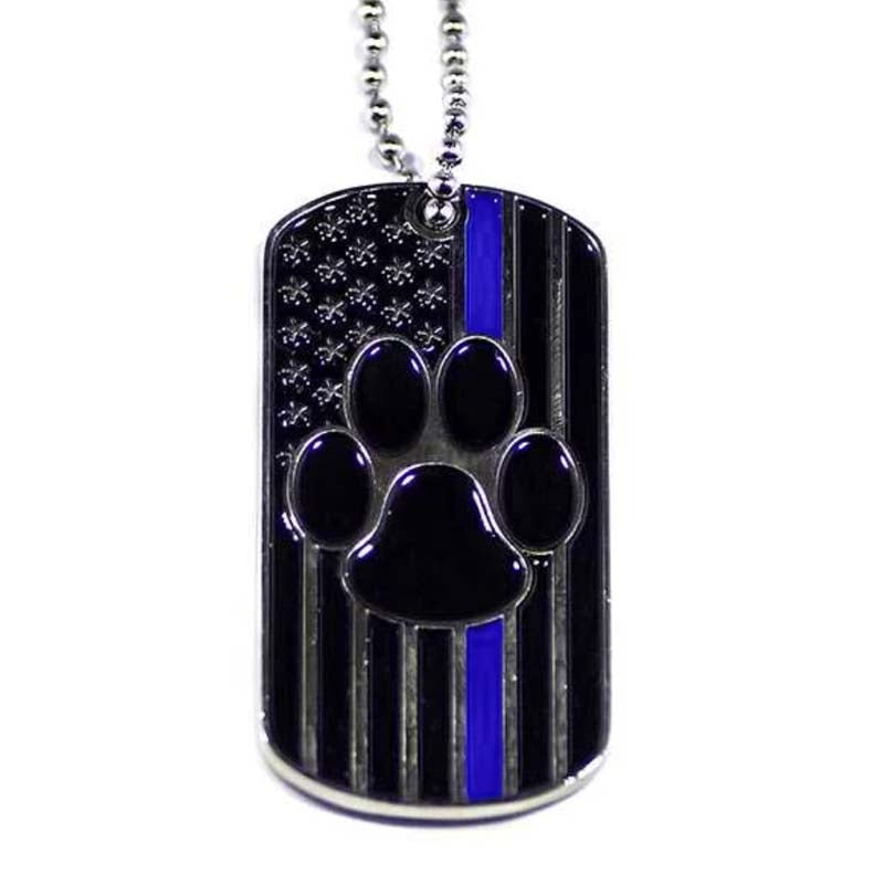 Thin Blue Line K9 Dog Tag Thin Blue Line USA