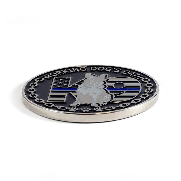 Challenge Coin - K9 Working Dog's Oath