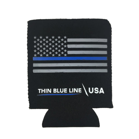 Thin Blue Line Can Koozie