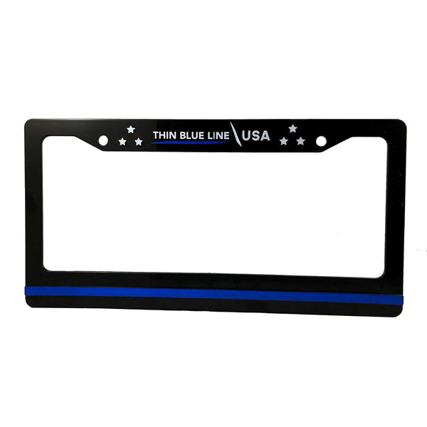 License Plate Frame - Thin Blue Line