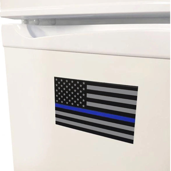 Magnet - Thin Blue Line Subdued American Flag