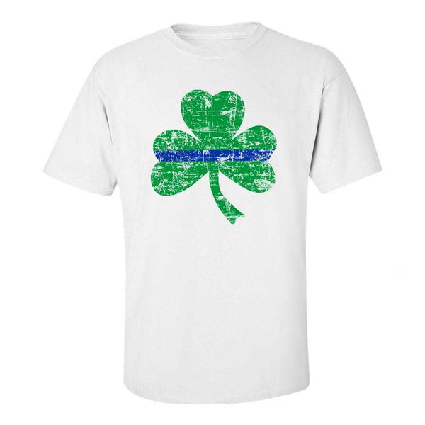 Thin Blue Line St. Patrick's Shamrock T-Shirt