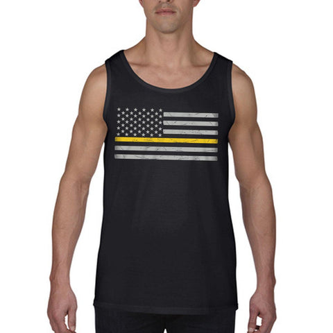 Men's Tank - Classic Thin Gold Line