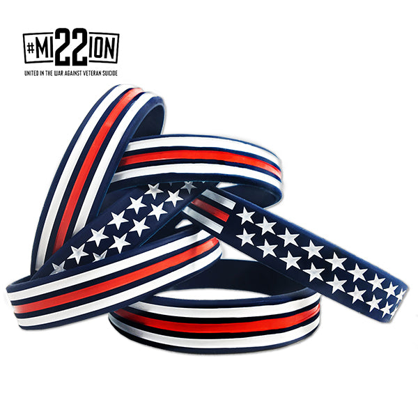 Red White and Blue American Bracelethttps www.thinbluelineusa