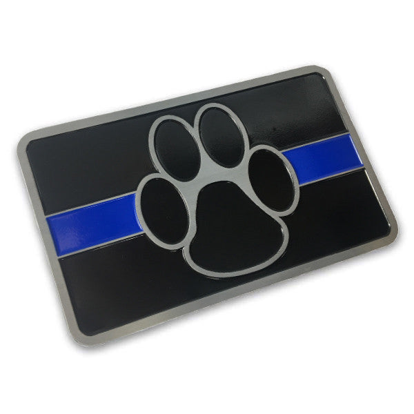 K9 Thin Blue Line Vehicle Emblem
