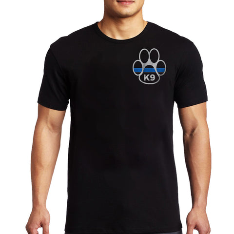 Men's T-Shirt - Paw Thin Blue Line