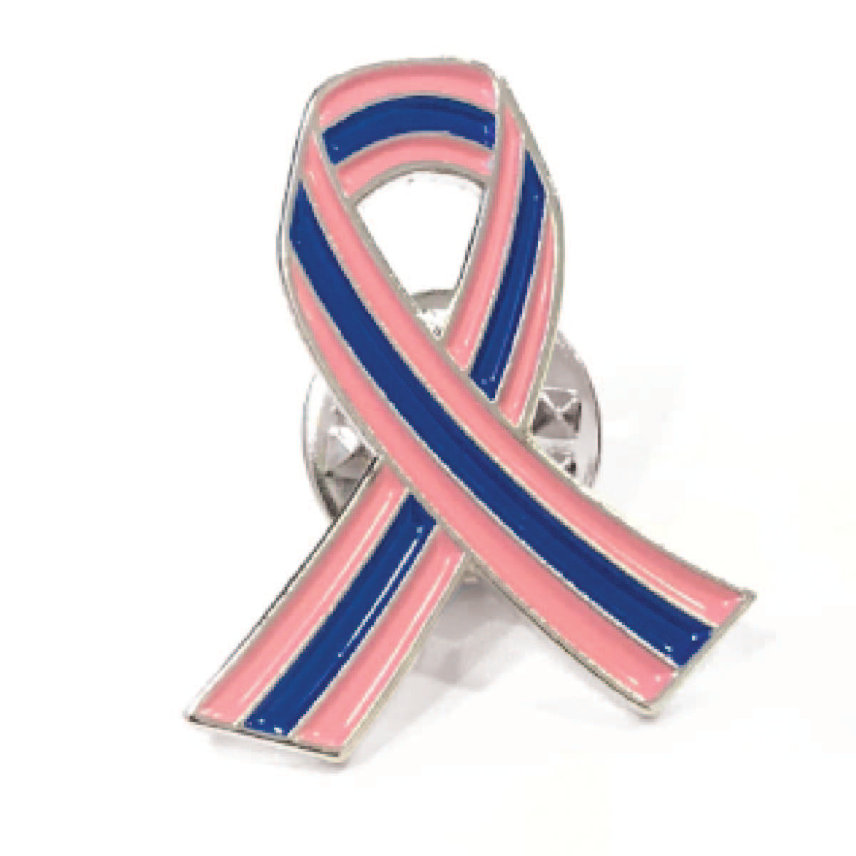 Thin Blue Line Breast Cancer Awareness Pin Individual