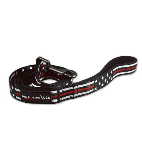 Dog Leash - Thin Red Line Stars & Stripes