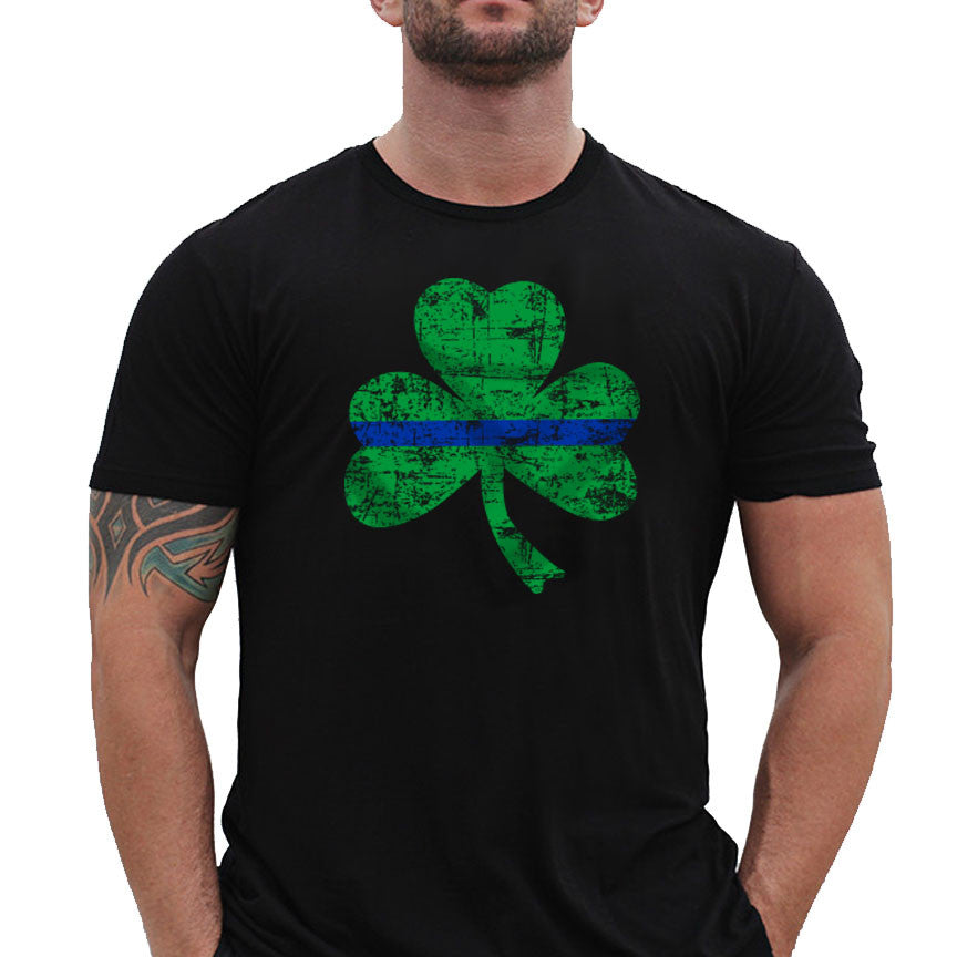St. Patrick's Day - Boston Shamrock Green Adult T-Shirt - Green - 2XL