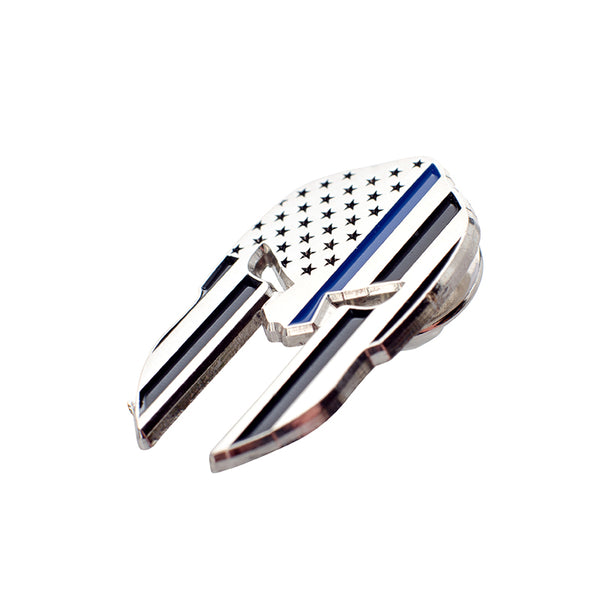 Thin Blue Line Spartan Pin