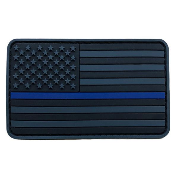 Subdued Thin Blue Line PVC Patch