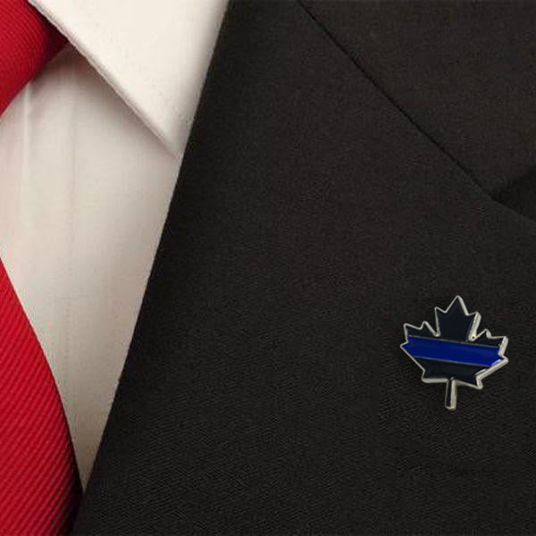 Canadian Thin Blue Line Pin