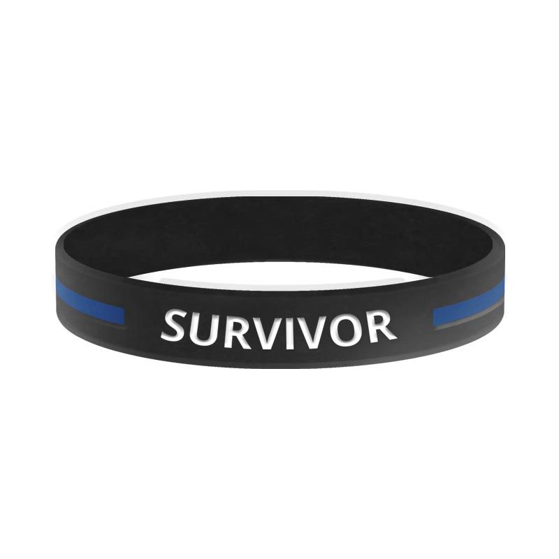 Survivor Thin Blue Line Bracelet Thin Blue Line USA