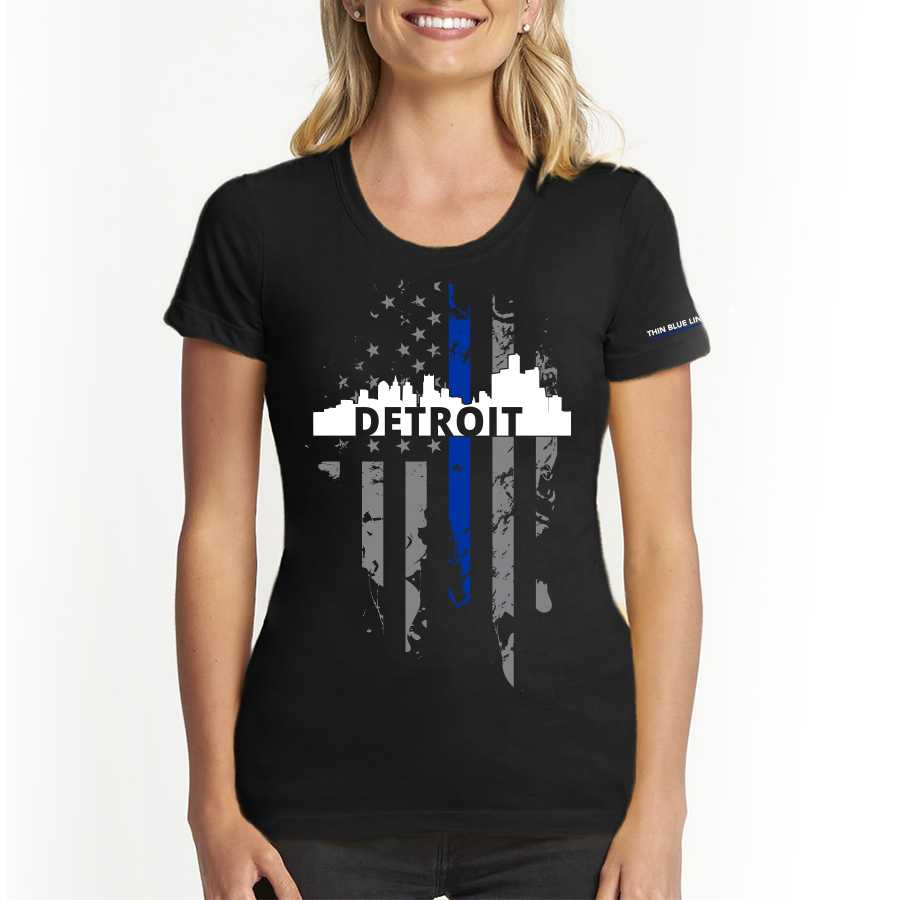 Detroit t shirts women's top