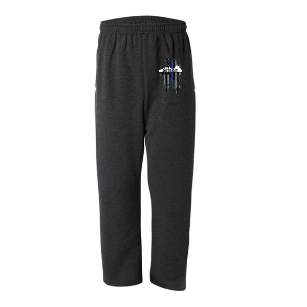 Thin Blue Line Detroit Skyline Sweatpants