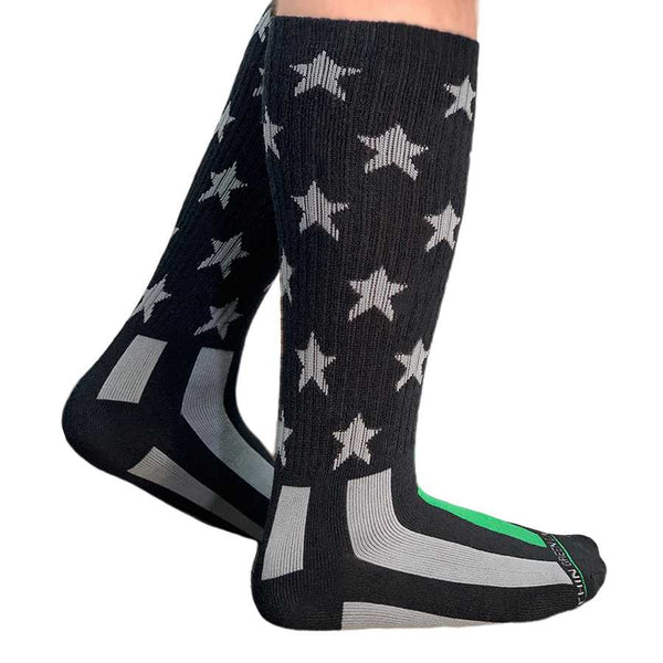 Thin Green Line Flag Performance Socks