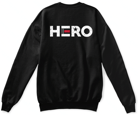 Crewneck Sweatshirt - Thin Red Line, Hero