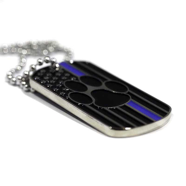 Thin Blue Line K9 Dog Tag