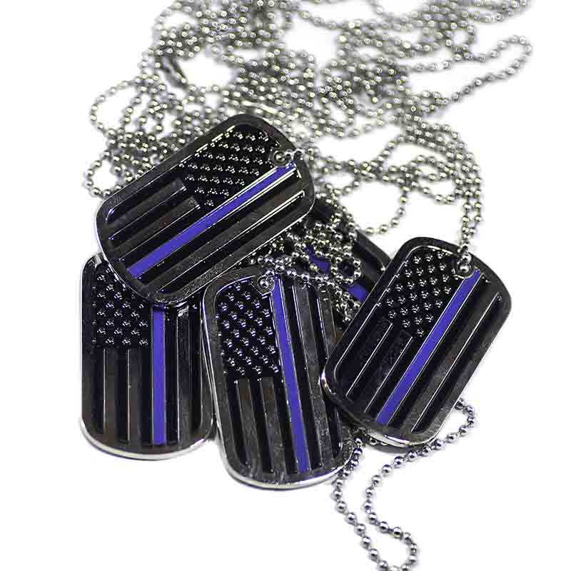 Blue line outlet dog tag