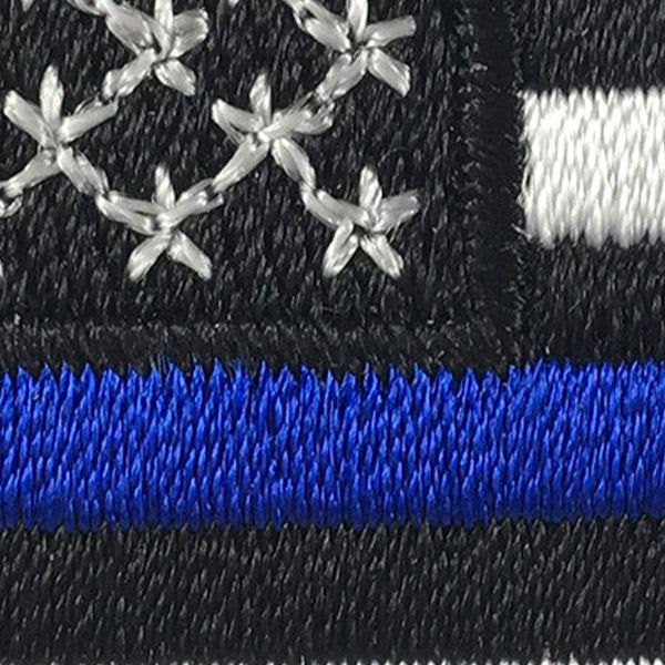 Thin Blue Line American Flag Patch