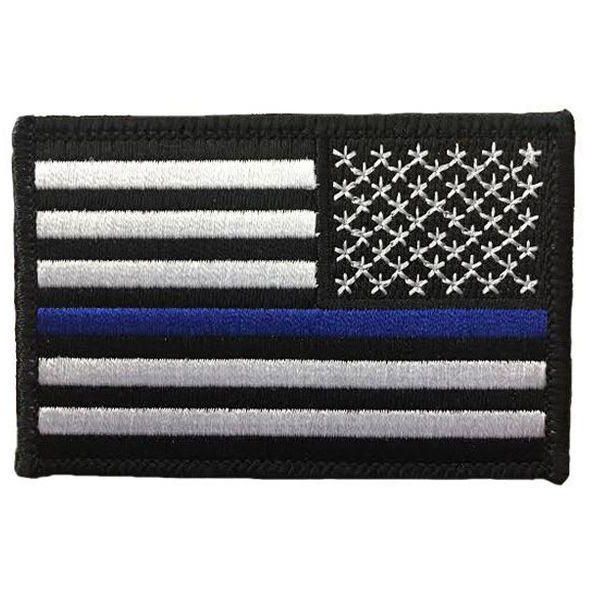 Thin Blue Line Blessed are the Peacemakers Morale Patch Hook & Loop  Police 