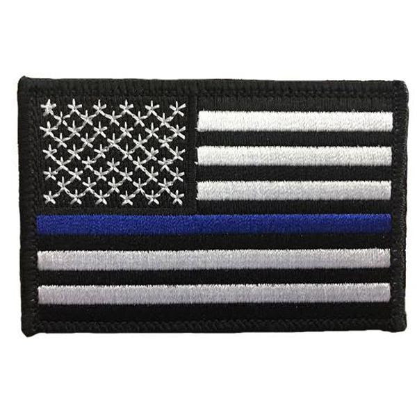 Thin Blue Line American Flag Patch - Thin Blue Line USA