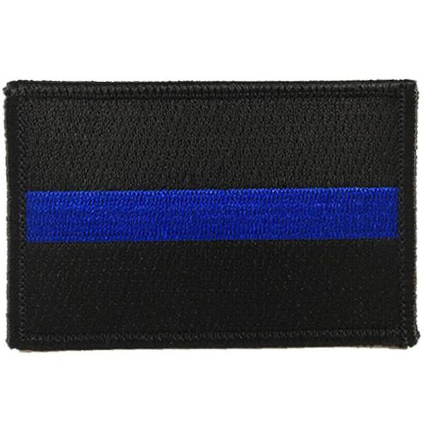 Spartan Thin Blue Line Velcro Patch - Thin Blue Line USA