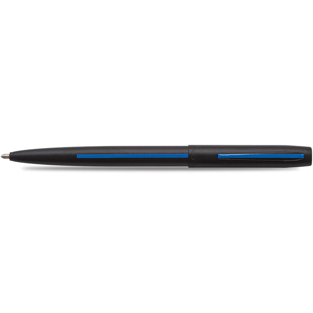 Fisher Space Cap-O-Matic Pen - Law Enforcement Blue Line Imprint