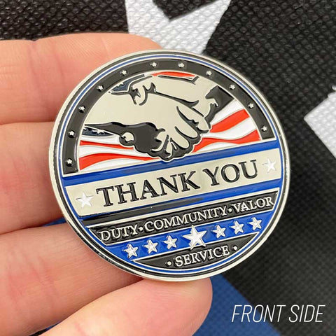 Sponsor a Challenge Coin for a Police Officer