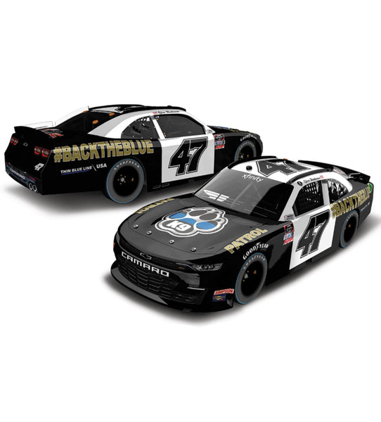NASCAR Kyle Weatherman No. 47 #BackTheBlue Xfinity Series Die-Cast Chevrolet Camaro, Multiple Sizes