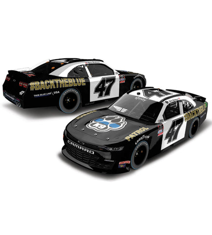 NASCAR Kyle Weatherman No. 47 #BackTheBlue Xfinity Series Die-Cast Chevrolet Camaro, Multiple Sizes