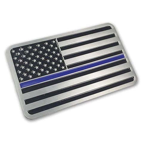 Thin Blue Line American Vehicle Emblem