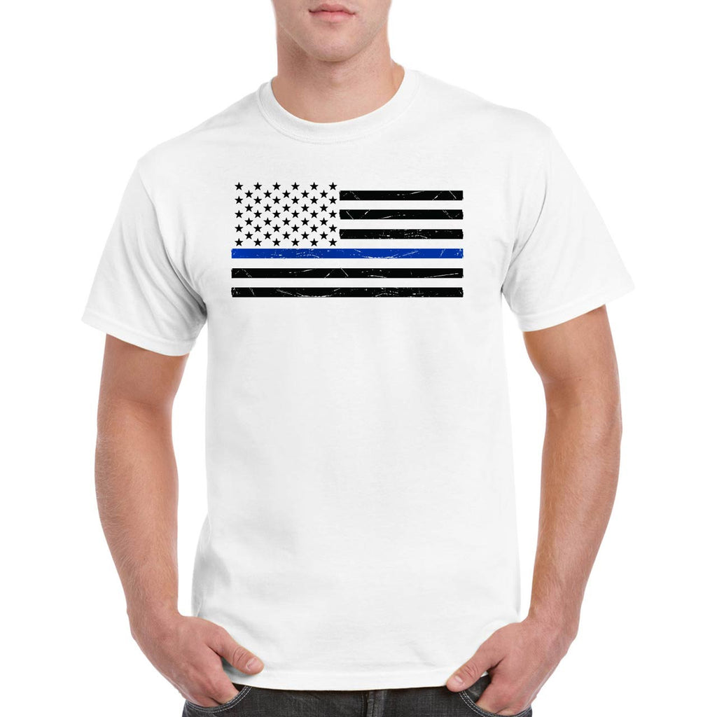 Thin Blue Line Flag TShirt Thin Blue Line USA