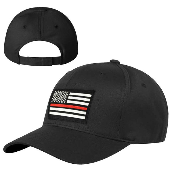 Thin Red Line American Flag Hat, Adjustable