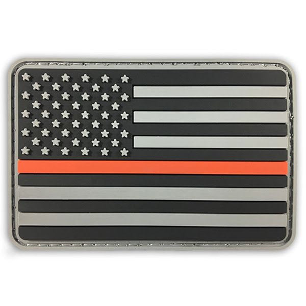 Thin Red Line PVC Patch