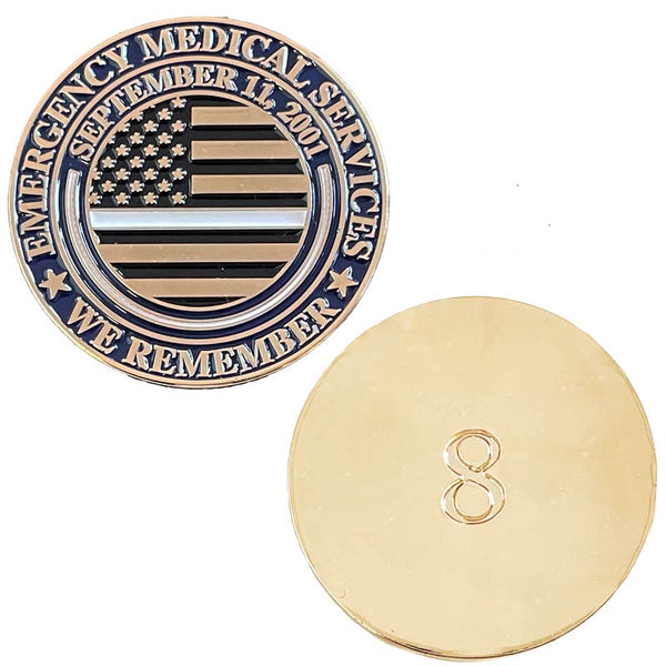 Tribute to the 8 EMTs & Paramedics Killed on 9/11 - Challenge Coin