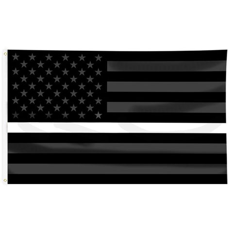 EMS - Thin White Line Flag