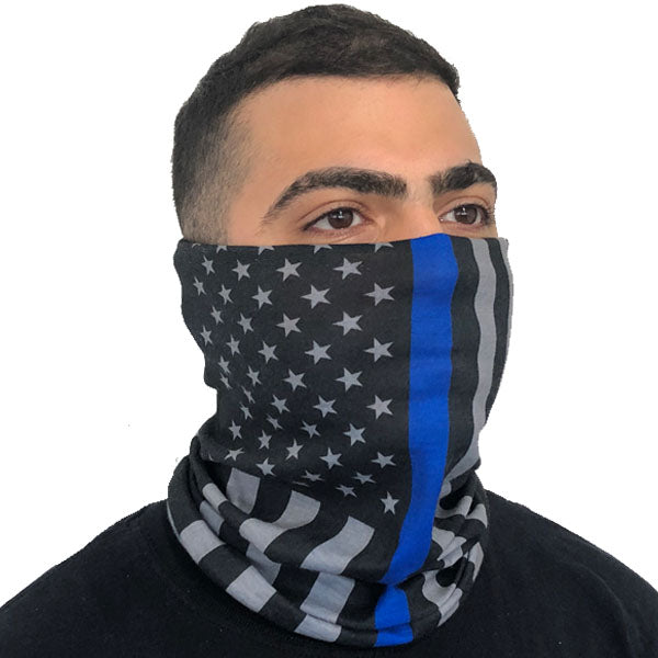 midt i intetsteds Synslinie Asien Thin Blue Line Face Mask - Thin Blue Line USA