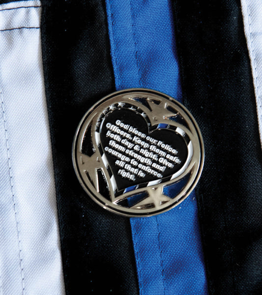 Challenge Coin - Thin Blue Line Mom
