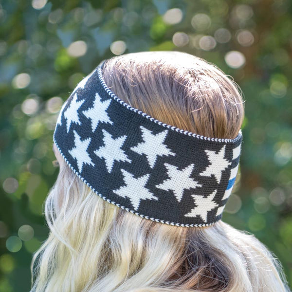 Thin Blue Line Headband, Stars and Stripes