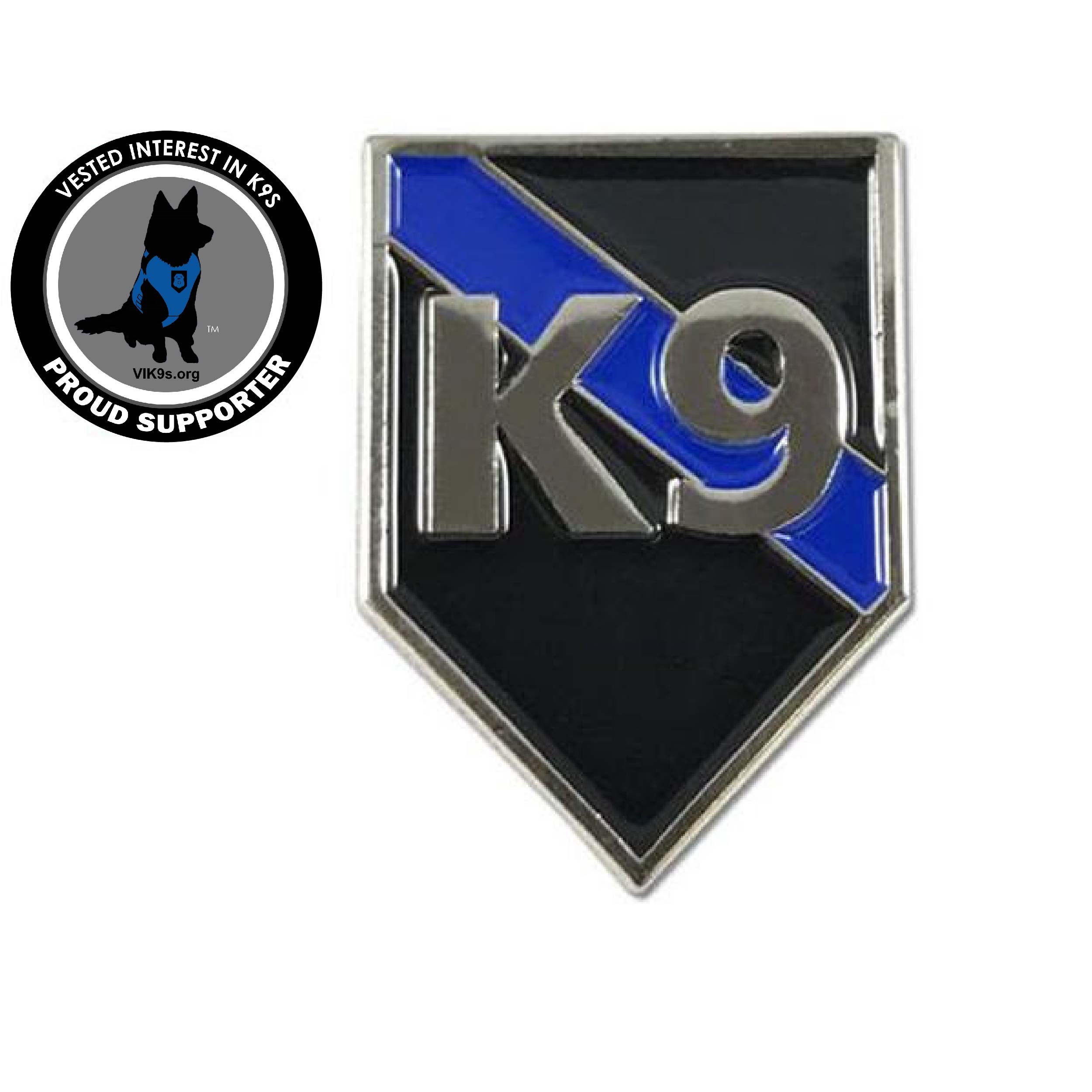 K9 Handler Pin Thin Blue Line K9 Pin - Thin Blue Line USA