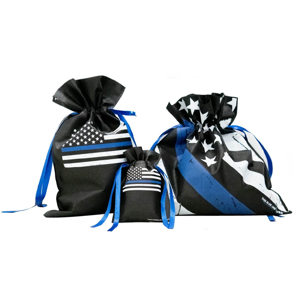 Thin Blue Line Gift Bag, 10 Pack Thin Blue Line USA