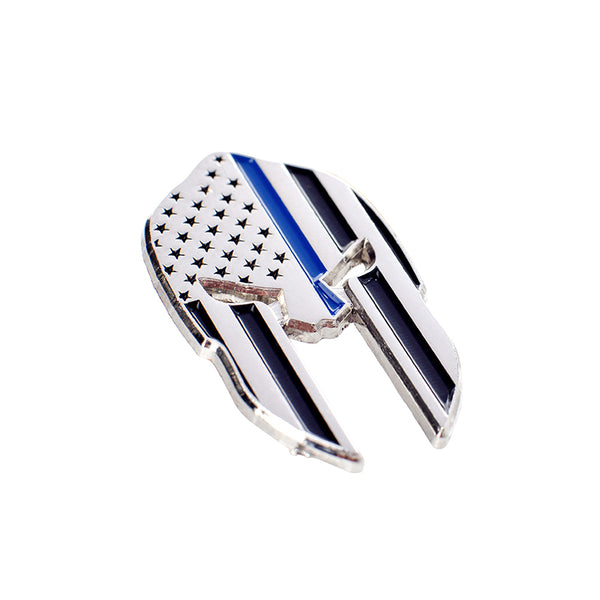 Thin Blue Line Spartan Pin