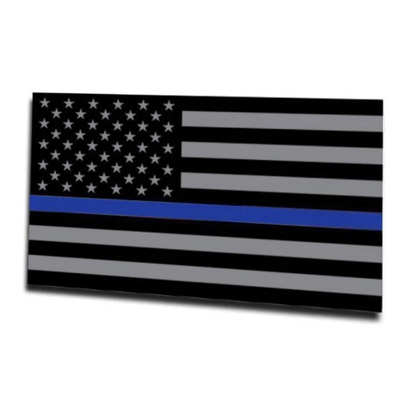 Magnet - Thin Blue Line Subdued American Flag
