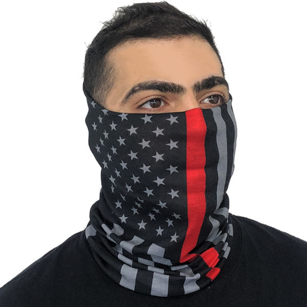 Thin Red Line Face Mask - Thin Blue Line USA